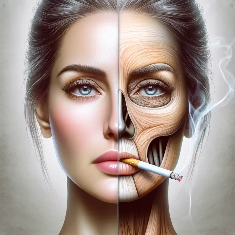 Los efectos de fumar tabaco sobre tu piel